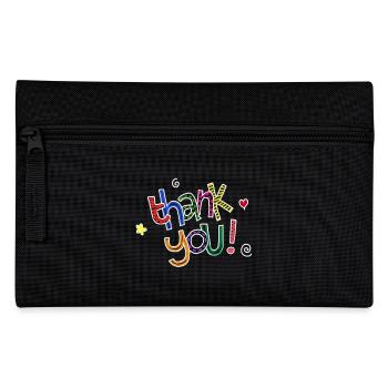 thank you - Federtasche - Schwarz - Vorne