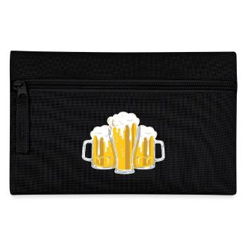 Beer Beer Mug Beer Mug Beer Glass Beer Mug Gift - Pencil Case - black - Front