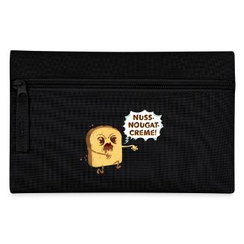 Zombie Toast: Nuss-Nougat-Creme - Federtasche - Schwarz - Vorne