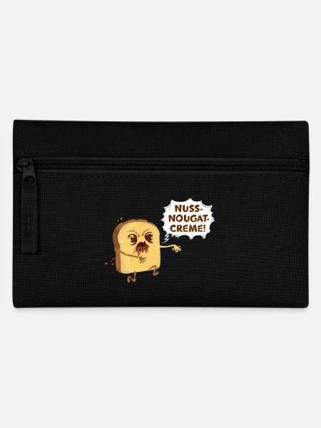Zombie Toast: Nuss-Nougat-Creme - Federtasche - Schwarz