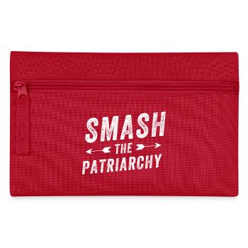 Smash the Patriarchy - Pencil Case - red - Front