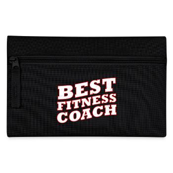 Fitness Coach Bold Typography - Federtasche - Schwarz - Vorne