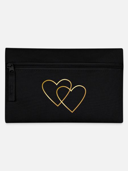 Deux cœurs d’or - Trousse - noir