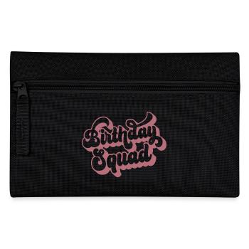 Birthday Squad Matching Group Birthday Party Gift - Pencil Case - black - Front