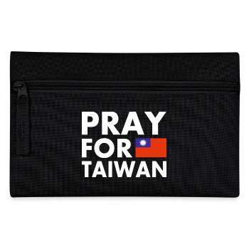 Pray for taiwan - Trousse - noir - Devant