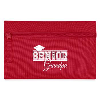 Senior 2023 Grand-père fier grand-père de diplômé - Trousse - rouge - Devant