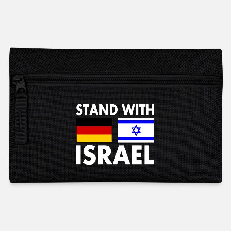 Israel - Federtasche - Schwarz