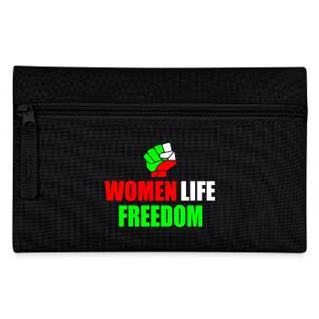 Women life freedom iran - Federtasche - Schwarz - Vorne