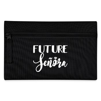 Future Señora Engagement Bridal Shower Wedding - Pencil Case - black - Front