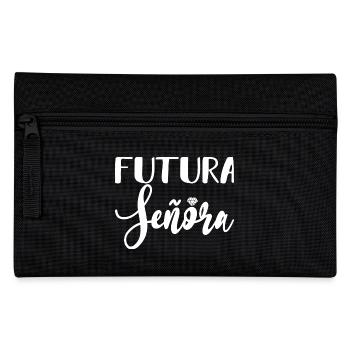 Futura Señora Engagement Bridal Shower Wedding - Pencil Case - black - Front