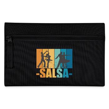 Salsa Vintage Dancer Retro Dancing Gift - Pencil Case - black - Front