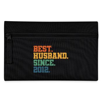 Bester Ehemann seit 2012, Geschenk zum 11-jährigen Jubiläum - Federtasche - Schwarz - Vorne