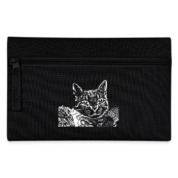 Chat Blanc Blanc Chats - Trousse - noir - Devant