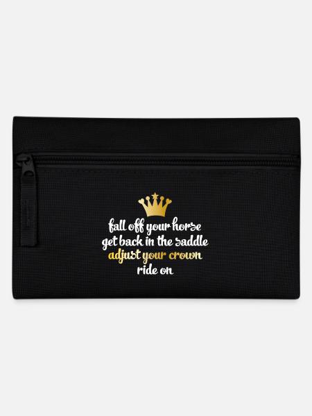 Riding accident - Pencil Case - black