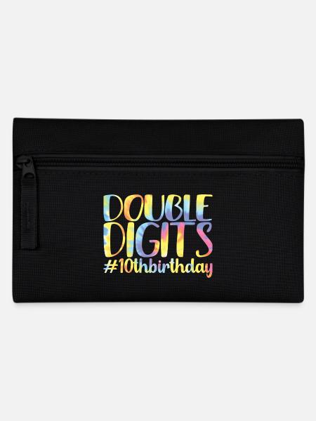 Cadeau de 10e anniversaire, 10 ans, pour garçons et filles - Trousse - noir