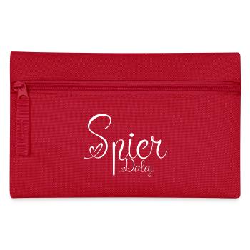 Spirda... Polish text - Pencil Case - red - Front