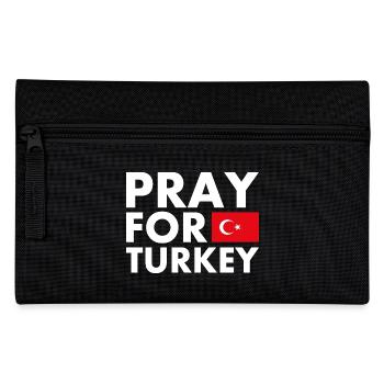 Pray for turkey - Pencil Case - black - Front