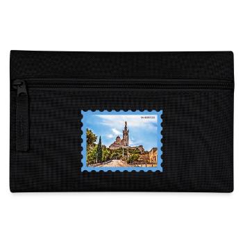 Carte postale de la Basilique de Marseille - Trousse - noir - Devant