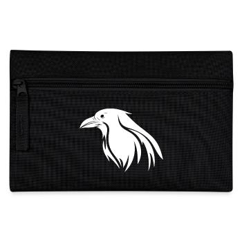 Cute cunning raven - Pencil Case - black - Front
