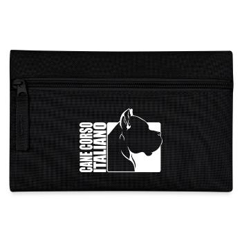 Cane Corso Italiano Profile Dogs Dog Wilsigns - Pencil Case - black - Front