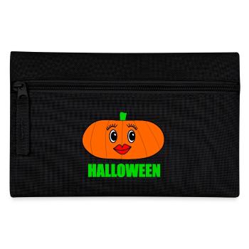 HALLOWEEN. KÜRBIS. HALLOWEEN-KÜRBIS - Federtasche - Schwarz - Vorne