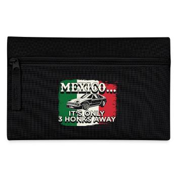Automechaniker Geschenke, Mexiko Flagge - Federtasche - Schwarz - Vorne