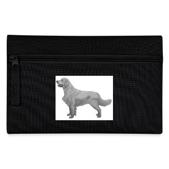 Golden Retriever Aufkleber - Federtasche - Schwarz - Vorne