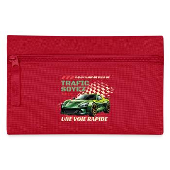 Voie Rapide Verte: Voiture Flamboyante - Trousse - rouge - Devant