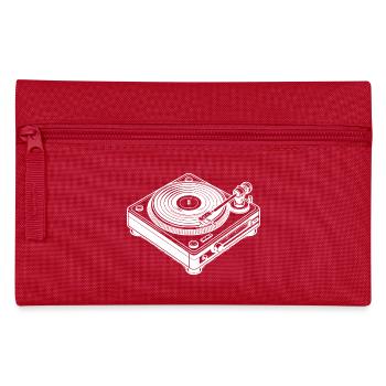 Record player - Pencil Case - red - Front