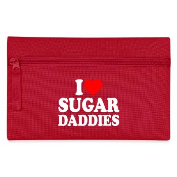 i love sugar daddies - Trousse - rouge - Devant