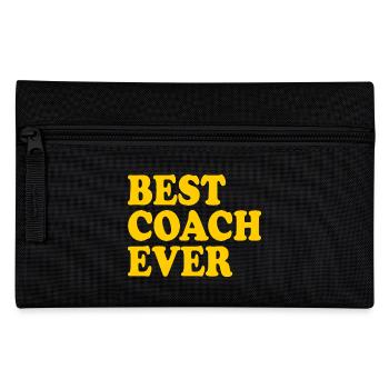 Best coach ever - Pencil Case - black - Front