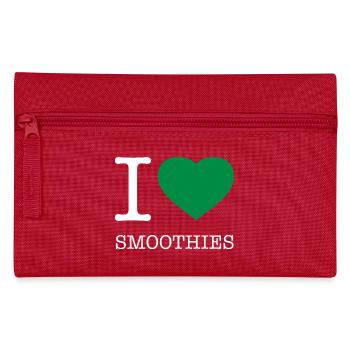 I LOVE SMOOTHIES - Federtasche - Rot - Vorne