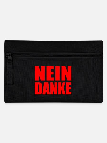 Nein danke - Federtasche - Schwarz