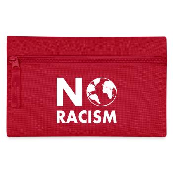 No racism - Federtasche - Rot - Vorne