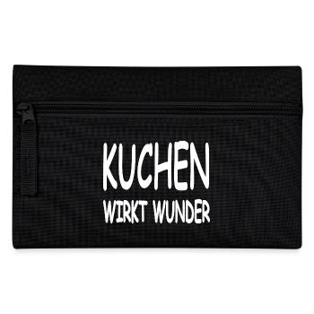 Kuchen - Federtasche - Schwarz - Vorne
