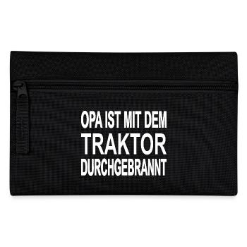 Traktor - Federtasche - Schwarz - Vorne
