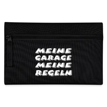 Garage - Federtasche - Schwarz - Vorne