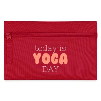 International Yoga Day - Federtasche - Rot - Vorne