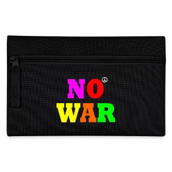 No war - Pencil Case - black - Front