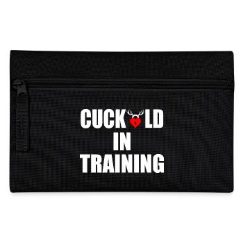 cuckold in training - Federtasche - Schwarz - Vorne