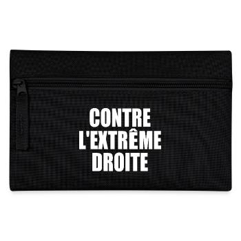 contre l'extreme droite - Trousse - noir - Devant