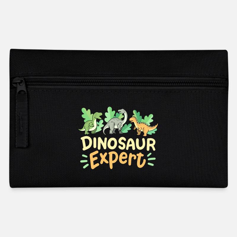 Dinosaurierliebhaber Dinosaurierexperte - Federtasche - Schwarz