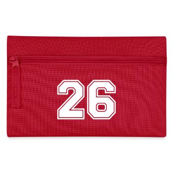 26 - Pencil Case - red - Front