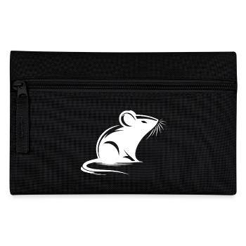 Mouse Drawing Tattoo Style - Pencil Case - black - Front