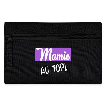 OMA. MUTTERTAG. ALLES GUTE ZUM GEBURTSTAG OMA. ICH LIEBE DICH - Federtasche - Schwarz - Vorne