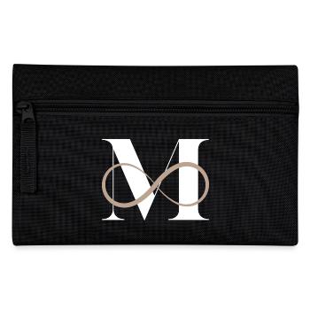 Unendlicher Buchstabe m - Federtasche - Schwarz - Vorne