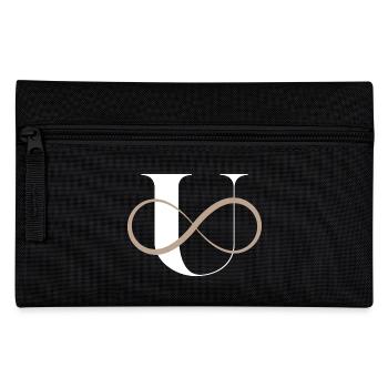 Unendlicher Buchstabe u - Federtasche - Schwarz - Vorne