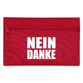Nein danke - Federtasche - Rot - Vorne