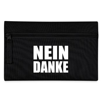 Nein danke - Federtasche - Schwarz - Vorne