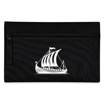 Conception de voile de style viking de bateau-dragon - Trousse - noir - Devant